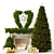 Luxury Christmas Tree Set 3dsmax 3D model small image 1