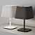 Metal Accent Lamp with Textile Shade 3D model small image 6