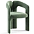 Contemporary DUDET PRO Armchair 3D model small image 3