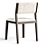 Modern Upholstered Wood Chair Atenas 3D model small image 3