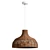 Hand-Woven Rattan Pendant Light 3D model small image 2