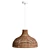 Hand-Woven Rattan Pendant Light 3D model small image 3