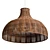 Hand-Woven Rattan Pendant Light 3D model small image 5