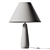 Modern Cement Table Lamp 3D model small image 2