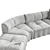 Sophisticated DS-808 Sofa Elegance 3D model small image 4