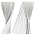 Decorative Curtain Panel 09 3D model small image 2