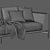 Luxurious Arflex Hollywood Vray Sofa 3D model small image 4