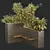 Urban Green Plant Benches Set 3D model small image 4