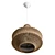 Rustic Rope Pendant Light Fixture 3D model small image 4