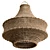 Rustic Rope Pendant Light Fixture 3D model small image 5
