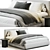 Versatile Flou Merkurio Bed 3D model small image 1
