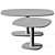 Modern Cement Outdoor Garden Table 3D model small image 3