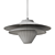 Dual Conical Metal LED Pendant 3D model small image 6