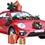 Christmas Volkswagen Beetle Car Decor 3D model small image 4