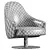 Sleek LUDWIG Chair in Corona 3D model small image 3