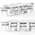 Syrah Geometric Dining Set 3D model small image 4