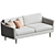 Modern Sloane Sofa by West Elm 3D model small image 2