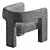 Tripod Armrest Chair by KARE 3D model small image 9