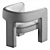 Tripod Armrest Chair by KARE 3D model small image 17