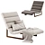 Sag Harbor Chaise: Modern Luxury lounger 3D model small image 1