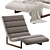 Sag Harbor Chaise: Modern Luxury lounger 3D model small image 3