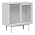Modern 2-Door WASKA Cabinet 3D model small image 2