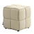 Lavender Linia Pouf 3D model small image 2