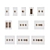 Elegant Brass Electrical Switches 3D model small image 2