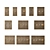 Elegant Brass Electrical Switches 3D model small image 4