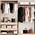 Clothing Store Wardrobe Rack 3D model small image 2