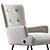 Modern Melbourne Armchair Set 2016 3D model small image 6