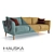 Finnish Brand HAUSKA ARIA Sofa 3D model small image 8