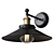 Industrial Modern Metal Glass Sconce 3D model small image 1