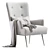 Modern Melbourne Armchair Design 3D model small image 7