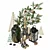 Rabbit Christmas Decor Set 3D model small image 2