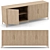 Modern Padua Sideboard Cabinet 3D model small image 2