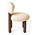 Modern Noom Flock Chair Design 3D model small image 2