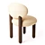 Modern Noom Flock Chair Design 3D model small image 3