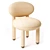 Sleek Noom Flock Chair Design 3D model small image 1