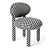 Sleek Noom Flock Chair Design 3D model small image 7