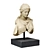 Artemis Diana Metal Plaster Bust 3D model small image 2