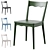 Stella Dining Chair in Velvet 3D model small image 1