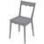 Stella Dining Chair in Velvet 3D model small image 5