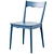 Stella Dining Chair in Velvet 3D model small image 6