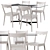 Prisma Dining Set with Stella 3D model small image 1