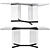 Prisma Dining Set with Stella 3D model small image 4