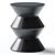 Elegant Black TURN Table 3D model small image 1