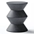 Elegant Black TURN Table 3D model small image 3
