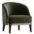 Elegant Venice Armchair for Interiors 3D model small image 2