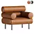 Modern Leather Armchair Cabin Model 3D model small image 1